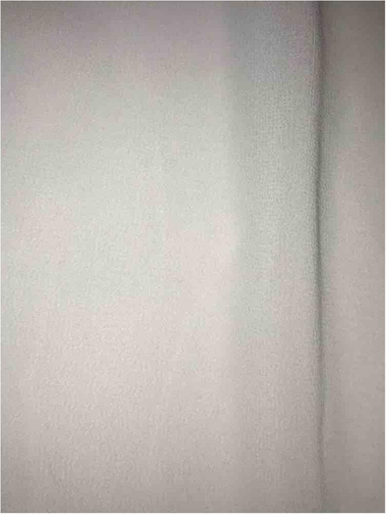 CREPE CHIFFON / WHITE 1100 / 100% Polyester Crepe Chiffon