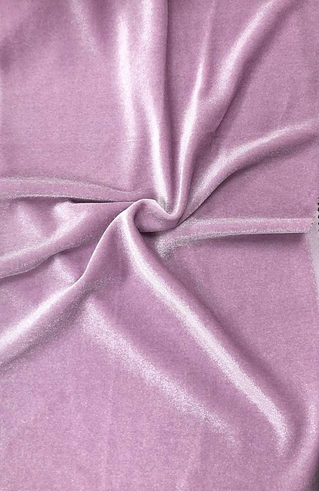 SSV360 / MAUVE 035 / 92%POLYESTER 8%SPANDEX STRETCH VELVET 360 GR