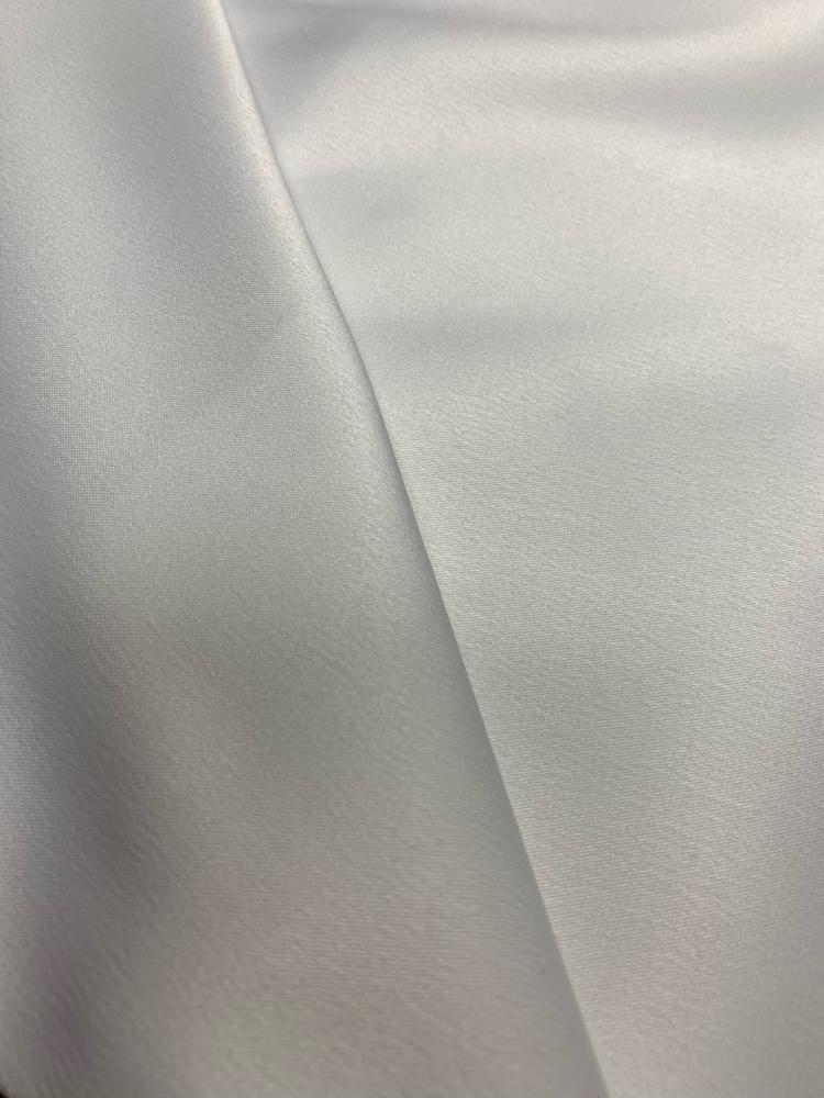 STRETCH SATIN / IVORY 1705 / 95% Polyester 5% Spandex Stretch Satin
