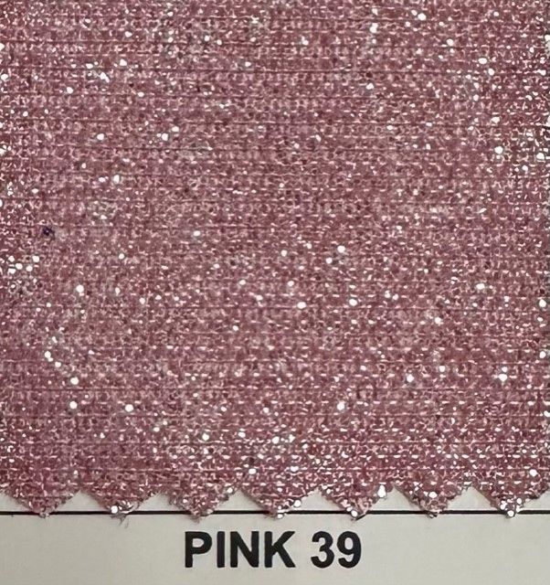 LUREX BONDING / PINK 39 / 100% POLYESTER LUREX GLITTER BONDING
