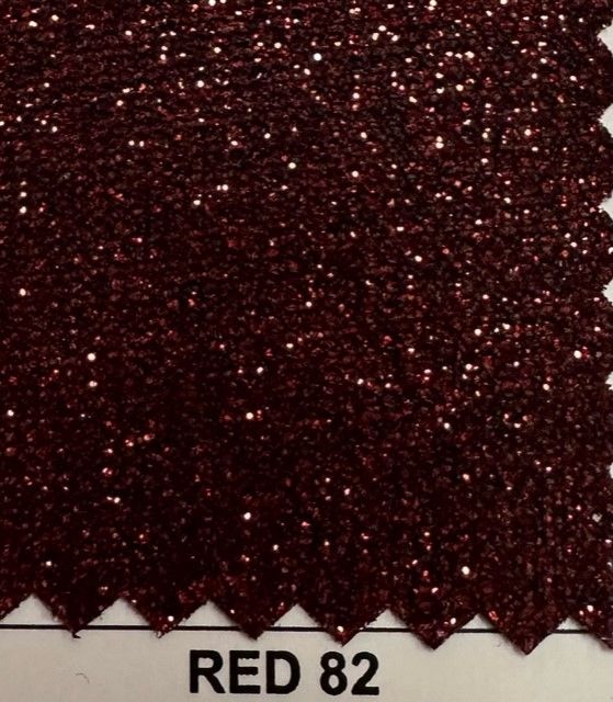 LUREX BONDING / RED 82 / 100% POLYESTER LUREX GLITTER BONDING