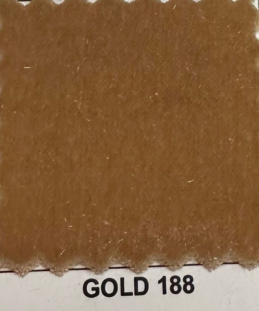 SSV360 / GOLD 188 / 92%POLYESTER 8%SPANDEX STRETCH VELVET 360 GR