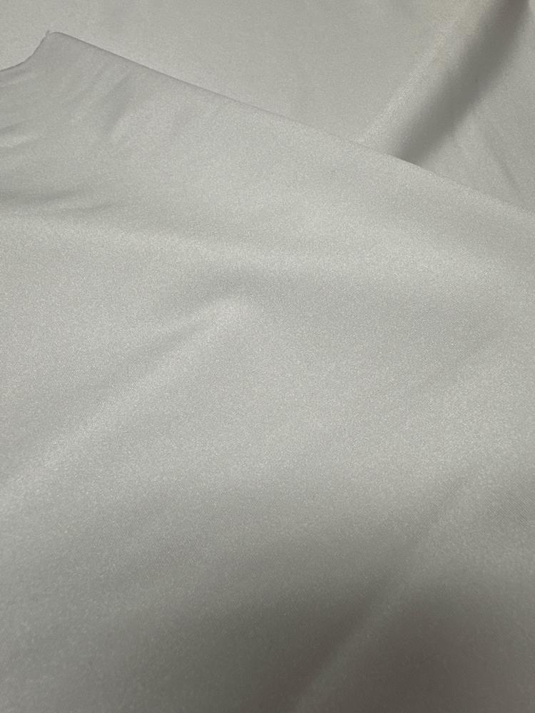 TRICOT SHINY / WHITE 100 / 82% Nylon 18% Spandex Shiny Tricot