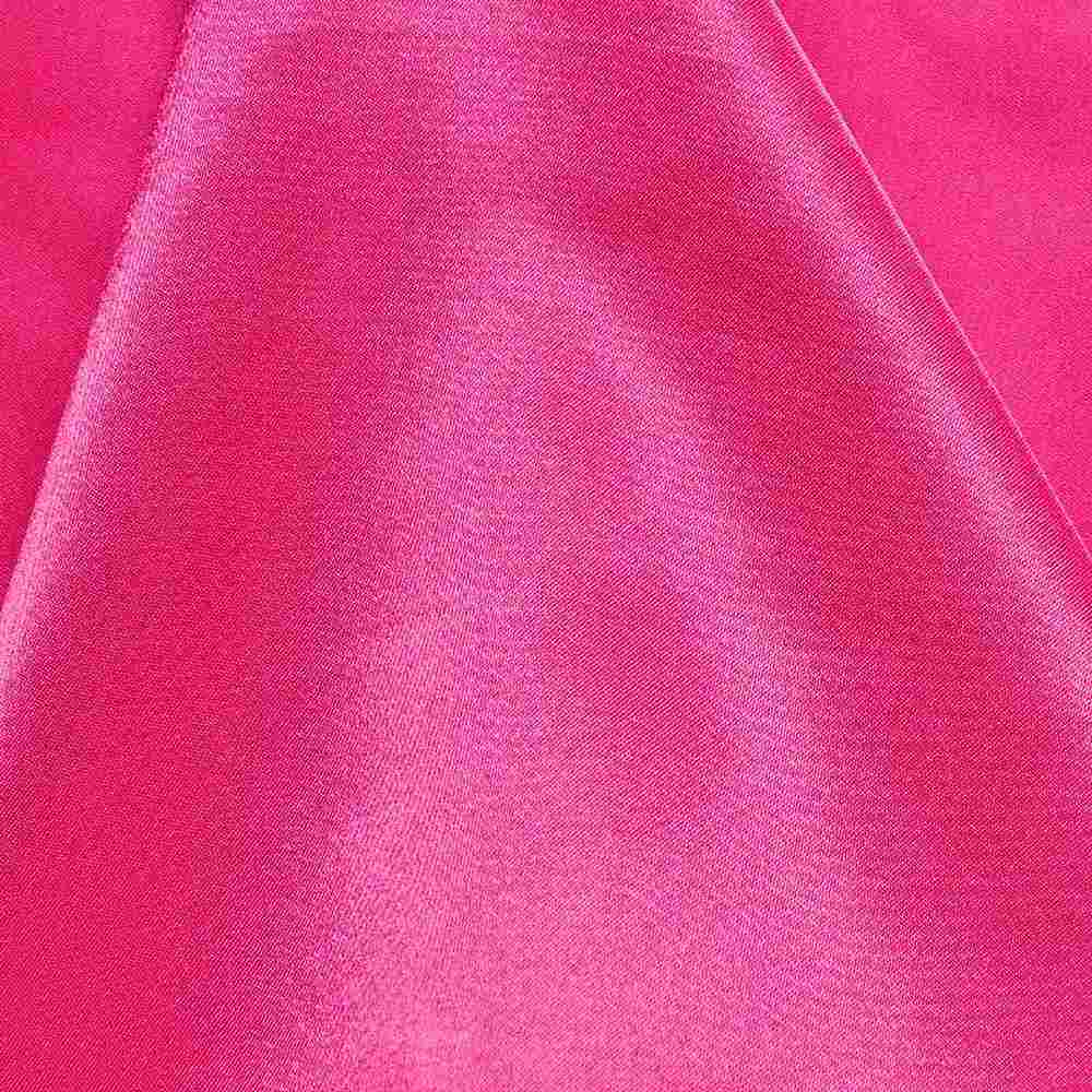 CRM / HOT PINK 395 / 100% Polyester Charmeuse